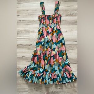 Vibrant Multicolor Women's Maxi Dress